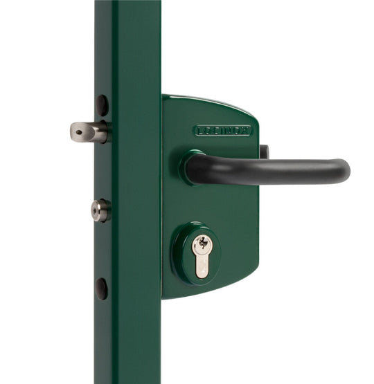 Locinox ant pavirsiaus montuojama spyna su aliuminio korpusu.