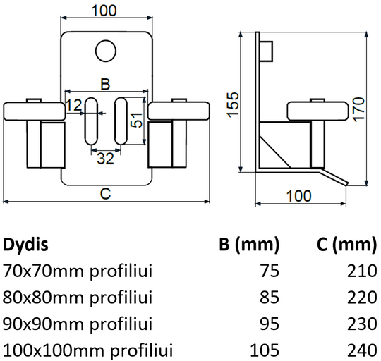 Apatine gaudykle su plastikiniais ratukais.