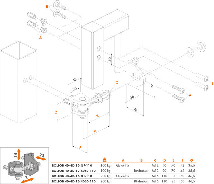 BOLTON4D Locinox Vyriai Brezinys