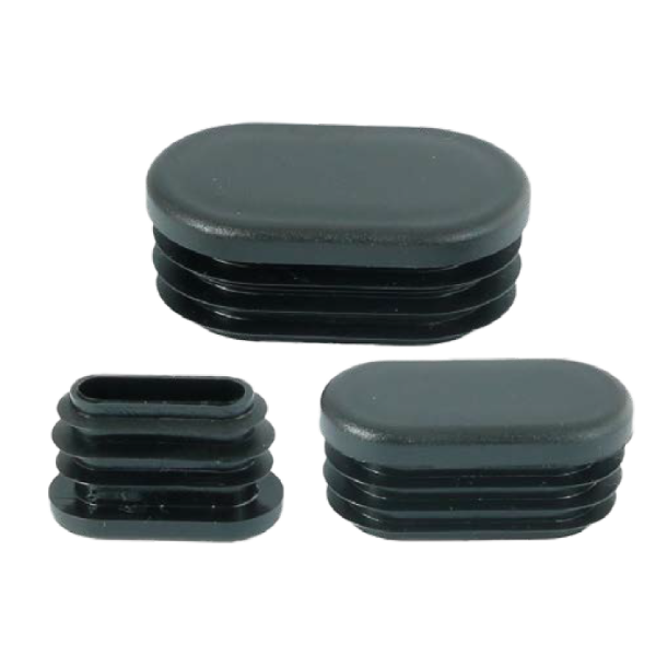 Įkalamas ovalus plastikinis kamštelis vamzdžiui.