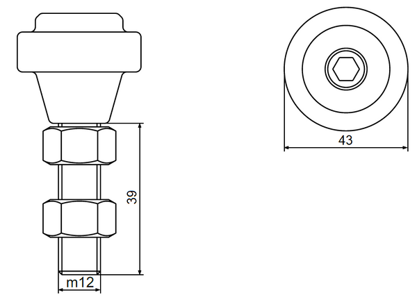 Nukreipiantysis gumuotas ratukas.