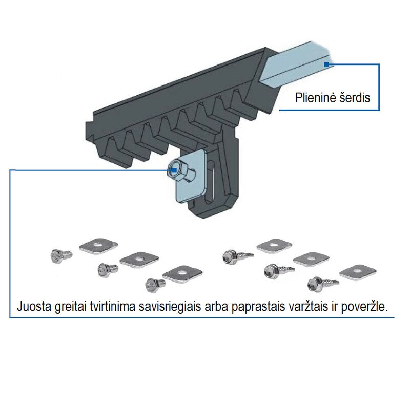 Krumpliaratine juosta l 400mm.