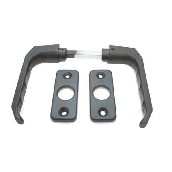 Rankena su maža prisukama plokštele.