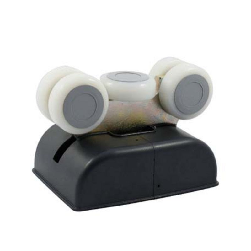 Vezimelis reguliuojamas su 5 plastikiniais ratukais.